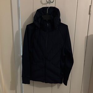 Athleta Navy Hooded Jacket